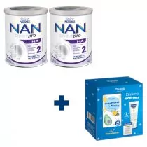 Nestle NAN EXPERTpro Zestaw HA 2 Mleko następne dla niemowląt po 6 miesiącu + Mustela Zestaw Zimowa Ochrona gratis 2 x 800 g + 9,2 g + 40 ml - Mleko modyfikowane - miniaturka - grafika 1