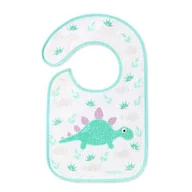Śliniaki i fartuszki - BabyOno Śliniak frotte 23x37cm Dino zielony 6m+ 832 - miniaturka - grafika 1