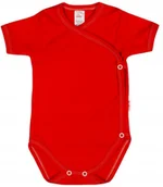 Body dla niemowląt - Body KOPERTOWE K/R 100% Bawełna CZERWONE r 68 KLEKLE - miniaturka - grafika 1