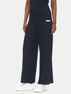 Spodnie damskie - EA7 Emporio Armani Spodnie materiałowe 7W000165 AF12654 UB102 Granatowy Regular Fit - miniaturka - grafika 1