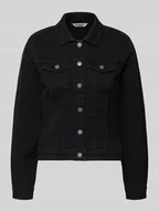 Kurtki damskie - Kurtka dżinsowa o kroju regular fit z mieszanki bawełny model 'WONDER' - miniaturka - grafika 1