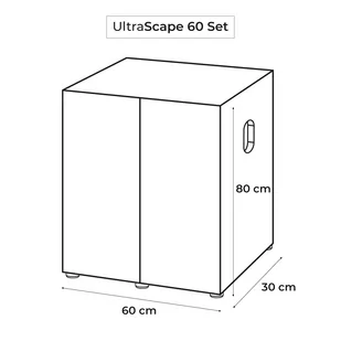 AQUAEL Szafka ULTRASCAPE 60 snow - Oświetlenie akwarium - miniaturka - grafika 2