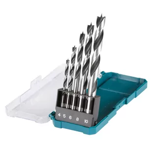 Makita D-72861 zestaw wierteł do drewna 4-10 mm 5 elementów - Wiertła - miniaturka - grafika 1
