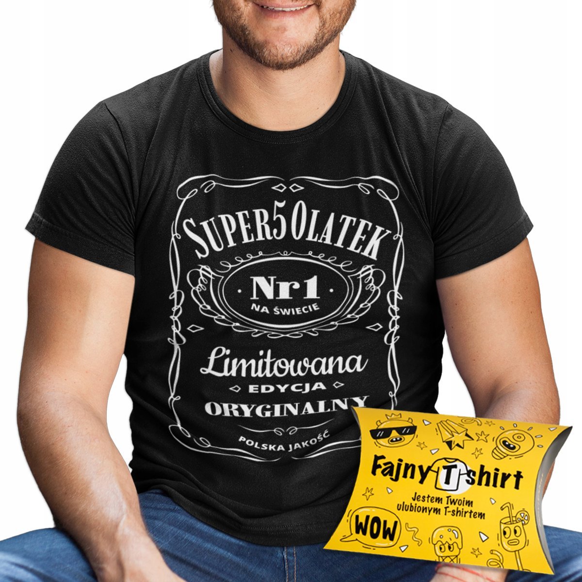 Koszulka Na 50 Urodziny Prezent Dla Niego Męża Chłopaka Jack Daniel's Xl