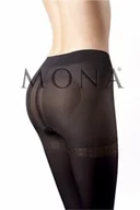 Rajstopy - Mona 50 den Micro Push Up rajstopy damskie - miniaturka - grafika 1