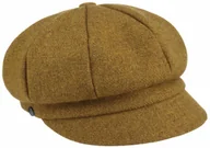 Czapki dla dzieci - Czapka Newsboy Shetland Wool by Lierys, musztardowy, One Size - miniaturka - grafika 1