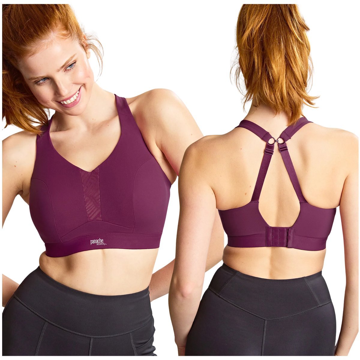 Biustonosz sportowy miękki trzyma biust Panache Endurance 5022 34F/75G