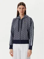 Bluzy damskie - Lacoste Bluza SF7606 Granatowy Regular Fit - miniaturka - grafika 1
