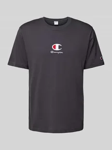 T-shirt z wyhaftowanym logo - Koszulki męskie - miniaturka - grafika 1