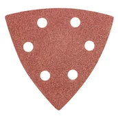 Materiały ścierne - Papier ścierny delta na rzep 93 x 93 mm K 80, 5 szt,, z otworami GRAPHITE - miniaturka - grafika 1