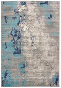 Dywany - Dywan vintage, nowoczesny, szary/turkus/niebieski, H172A, Dark Turquois Spring, 180x260 cm - miniaturka - grafika 1