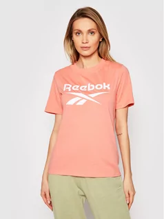 Koszulki i topy damskie - Reebok T-Shirt Identity Logo GI6708 Pomarańczowy Regular Fit - grafika 1