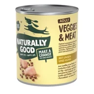 Mokra karma dla psów - Naturally Good Veggies & Meat 6 x 800 g Soczewica i kurczak 6x800 g - miniaturka - grafika 1