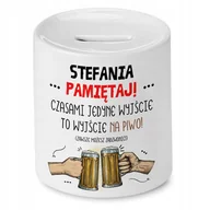 Skarbonki - Skarbonka Dla Stefani na Urodziny Imieniny Prezent z Nadrukiem ze Zdjęciem + Opakowanie na prezent (wzór 02) - miniaturka - grafika 1