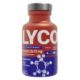 Napój LYCOPEN Antyoxidant Drink Witamina E + Kurkuma (15 x 250 ml) - Suplementy diety - miniaturka - grafika 1