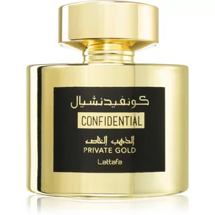 Lattafa Confidential Private Gold woda perfumowana unisex 100 ml - Wody i perfumy unisex - miniaturka - grafika 1