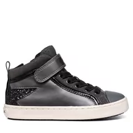 Buty dla dziewczynek - Sneakersy Geox J Kalispera Girl J944GM 0AJGN C0062 M Szary - miniaturka - grafika 1