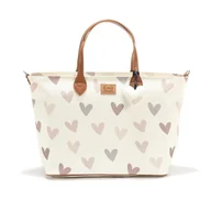 Torby i organizery dla mam - La Millou - Torba Feeria HEARTBEAT BEIGE - miniaturka - grafika 1