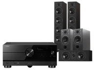 Kino domowe - Yamaha RX-A6A (czarny) + Diva 6 + 3 + 7 (czarny) - miniaturka - grafika 1