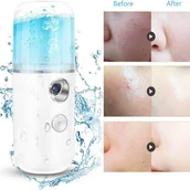 Nawilżacze powietrza - Ten przenośny spray do twarzy z nanocząsteczkami o pojemności 30 ml nadaje się do sauny, spa, zabiegów na twarz, makijażu itp. i może nawilżać i - miniaturka - grafika 1