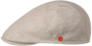 Płaski Kaszkiet Sidney Linen by Mayser, beżowy, 56 cm - Czapki męskie - miniaturka - grafika 1