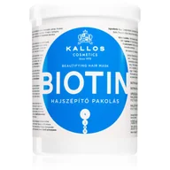 Maski do włosów - Kallos KJMN Maska do włosów upiększająca BIOTIN 1000 ml - miniaturka - grafika 1