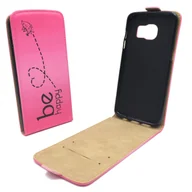 Etui i futerały do telefonów - Etui na telefon komórkowy Samsung Galaxy S7 Edge Be Happy Pink - miniaturka - grafika 1