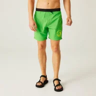 Kąpielówki męskie - Regatta Męskie spodenki kąpielówki Bentham Zielony, Rozmiar: M - miniaturka - grafika 1