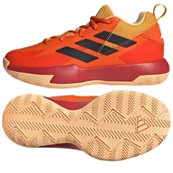 Koszykówka - Buty do koszykówki adidas Cross Em Up Select Jr IE9274 pomarańczowe - miniaturka - grafika 1