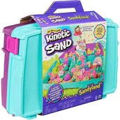 Masy plastyczne - Kinetic Sand Piasek kinetyczny Zestaw Sandyland w walizce 6062187 Spin Master - miniaturka - grafika 1