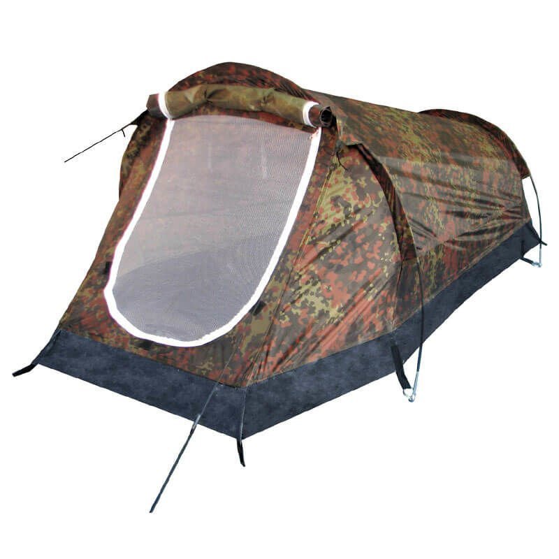 Namiot Tunelowy 2 osobowy 220x130x100 cm Flecktarn