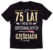 Moda i Uroda OUTLET - Męska koszulka na 75 urodziny - prezent z okazji 75 urodzin - miniaturka - grafika 1