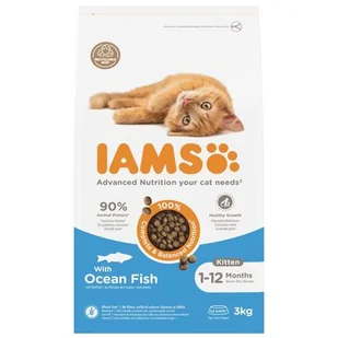 Karma dla kota IAMS For Vitality Ryba oceaniczna 3 kg - Sucha karma dla kotów - miniaturka - grafika 1