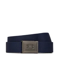 Paski - Pasek Męski Under Armour M Stretch Webbing Belt 1383935-410 Granatowy - miniaturka - grafika 1