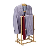 Moda i Uroda OUTLET - Relaxdays Mężczyźni, Stummer Diener Bambus, Półka na ubrania Sypialnia, Wymiary: 98,5 x 47 x 36 cm, Naturalny - miniaturka - grafika 1