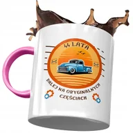 Kubki - Kubek Różowy na Urodziny 44 44te 44-te Prezent z Nadrukiem ze Zdjęciem + Opakowanie na prezent (wzór 03) - miniaturka - grafika 1