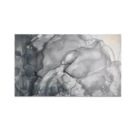 Deski do krojenia - Szklana deska kuchenna HOMEPRINT Płynny szary akryl 60x52 cm - miniaturka - grafika 1