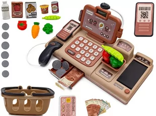 Kasa Dla Dzieci Kasa Fiskalna Sklepowa Happy 3 Supermaket Sklep Zabawka Kasa Zabawkowa Kasy Sklepowe Dla Dziecka - Zabawy w naśladowanie dorosłych - miniaturka - grafika 1