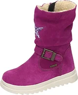 Kozaki damskie - Richter Kinderschuhe Anna Półdługie kozaki dziewczęce, magenta fiolet, 35 EU - miniaturka - grafika 1