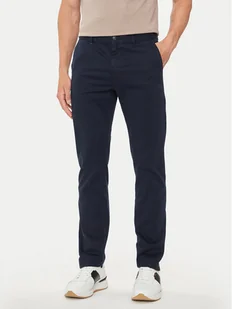 Boss Chinosy 50510933 Granatowy Slim Fit - Spodnie męskie - miniaturka - grafika 1