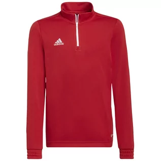 Bluzy sportowe męskie - Adidas, Bluza ENTRADA 22 Training Top Y H57550, 116 cm, czerwony - grafika 1