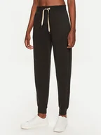 Spodnie sportowe damskie - Boss Spodnie dresowe CP Stripe 50524759 Czarny Regular Fit - miniaturka - grafika 1