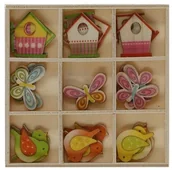 Dekoratorstwo - Hasta Ozdoba dekoracyjna Wiosna Drew 405219 Mix Pbh Op27szt - miniaturka - grafika 1