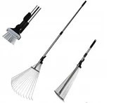 Grabie i motyki - REGULOWANE GRABIE WACHLARZOWE TELESKOPOWE METALOWE - miniaturka - grafika 1