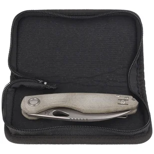 Nóż składany FOX Chilin OD Green Canvas Micarta, Stonewashed M398 by Jesper Voxnæs (FX-530 MOD) - Noże - miniaturka - grafika 8