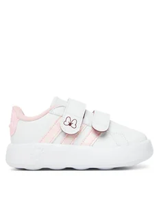 adidas Sneakersy Grand Court Minnie Cf I JR8130 Biały - Buty dla dziewczynek - miniaturka - grafika 1