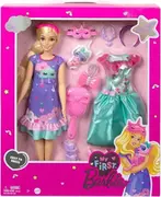 Lalki dla dziewczynek - Moja pierwsza Barbie HMM66 - Mattel - miniaturka - grafika 1