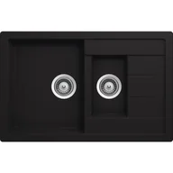 Zlewozmywaki - Schock Manhattan D-150S Onyx - miniaturka - grafika 1