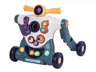 Chodzik Edukacyjny 3W1 Pchacz Hulajnoga Jeździk Niebieski - Chodziki Chodzik Edukacyjny 3W1 Pchacz Hulajnoga Jeździk Niebieski - Chodziki - miniaturka - grafika 1