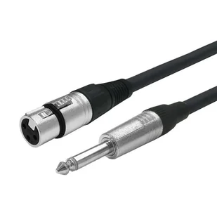 Vivolink PROAUDXLRFJACK3 kabel audio 3 m XLR 6.35mm Czarny - Kable komputerowe i do monitorów - miniaturka - grafika 1